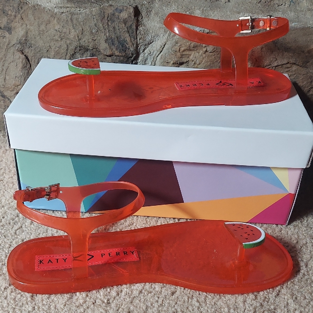 Katy Perry Collections Orange Sandals Vibrant Style